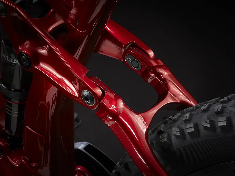 TREK Rail 5 Gen 2 625Wh Full Suspension Electric Bike in Crimson and Grey-5